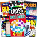 Ultimate Sudoku and Crossword Puzzle Book Bundle