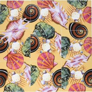 Sea Shells Scramble Squares 9-Piece Puzzle Game