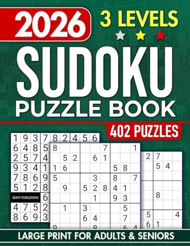 Sudoku Puzzle Book for Adults: 402 Challenges