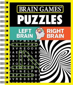 Left vs. Right Brain Puzzle Book