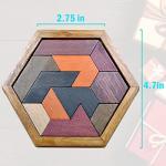 Hexagon Tangram Puzzle - Fun Brain Teasers for All