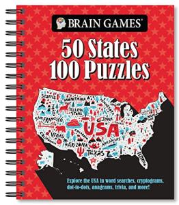 50 States Puzzle Book: Fun Word Games & More!