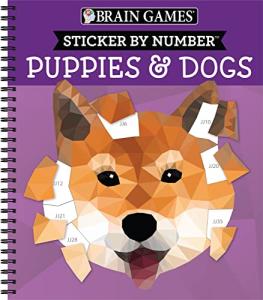 Sticker by Number: Puppies & Dogs Puzzle Books