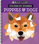 Sticker by Number: Puppies & Dogs Puzzle Books