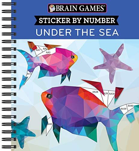 Under the Sea Sticker by Number Puzzle Books