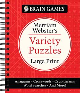 Merriam-Webster Large Print Variety Puzzle Book