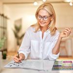 Large Print Crossword & Fill-In Puzzles Bundle