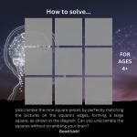 Sea Shells Scramble Squares 9-Piece Puzzle Game