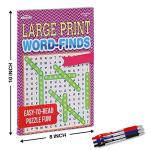 12 Large Print Word Search Puzzle Books for Adults