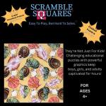 Sea Shells Scramble Squares 9-Piece Puzzle Game