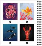 Under the Sea Sticker by Number Puzzle Books