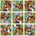 Foxes Scramble Squares Puzzle - Fun Brain Teaser