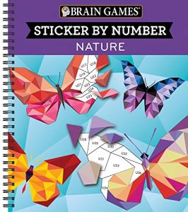 Sticker by Number: Nature Brain Games Book