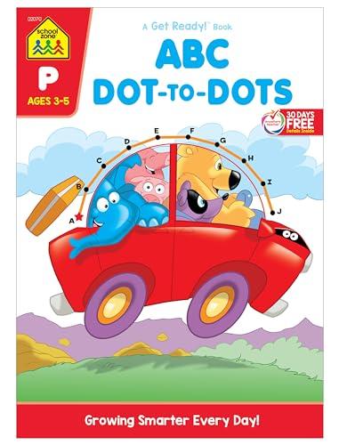 School Zone ABC Dot-to-Dots Workbook for Kids
