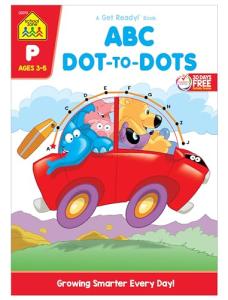 School Zone ABC Dot-to-Dots Workbook for Kids