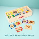 Melissa & Doug Alphabet Puzzle with Storage Box