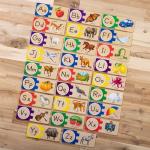 Melissa & Doug Alphabet Puzzle with Storage Box