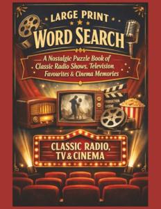 Classic Radio, TV and Cinema Word Search Puzzle