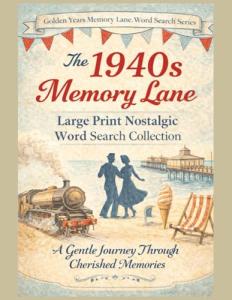 1940s Memory Lane Large Print Nostalgic Word Search