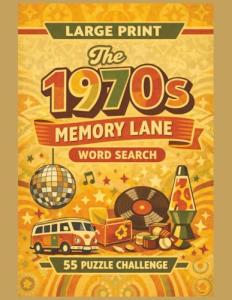 1970s Memory Lane Word Search: Nostalgic Puzzles