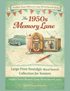 1950s Memory Lane Large Print Word Search
