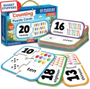 Kindergarten Number Matching Puzzle Games for Kids
