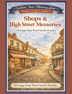 Shops & High Street Memories Word Search Puzzles