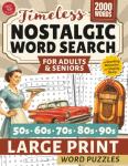 Nostalgic Large Print Word Search Puzzle Book