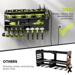 POKIPO Wall-Mount Tool Organizer with Charging Station