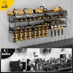 POKIPO 49" Wall-Mounted Tool Organizer Rack