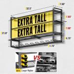 Heavy Duty Wall Mount Tool Organizer with Charging Station