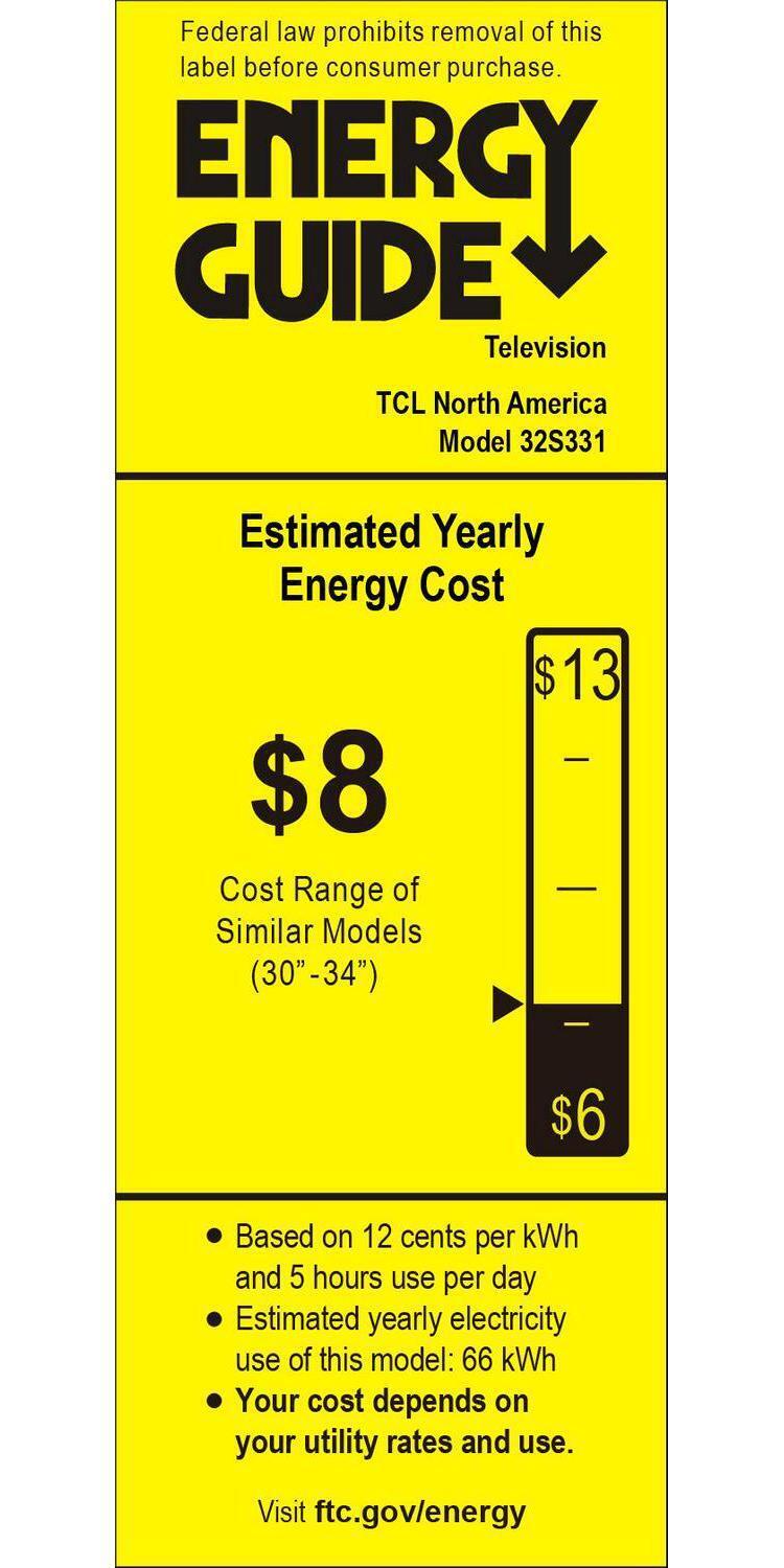 TCL 32" Roku Smart TV - 720P HD
