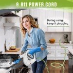 11-Piece Handheld Steam Cleaner for Multi-Surface Use