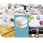 ODISTAR Mini Desktop Vacuum Cleaner - Cordless & Rotatable