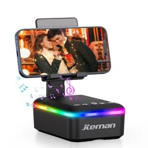 Bluetooth Speaker Stand with LED Light and Lanyard