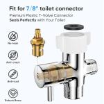 Handheld Toilet Bidet Sprayer with Water Pressure Control