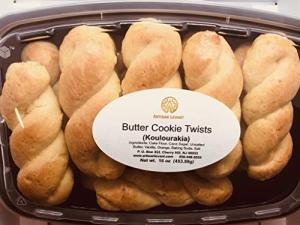 Homemade Greek Butter Cookies - Koulourakia 16 oz