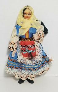 Greek Souvenir Doll - Vintage Woman Collectible
