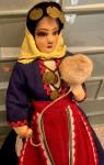 11” Greek Doll in Traditional Costume