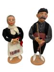 Handmade Greek Folk Art Doll Set - 13