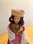 Greek Christmas Doll 7.5” with Painted Face