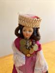 Greek Christmas Doll 7.5” with Painted Face