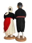 Handmade Greek Folk Art Doll Set - 13