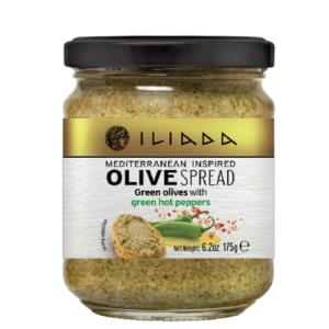 ILIADA Green Olive Spread with Hot Peppers