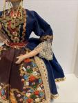 Charming 14” Vintage Greek Doll Collector's Piece