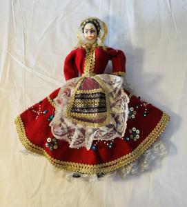 Greek Doll in Traditional Dress, 10 Inches