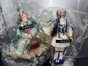 Greek Couple Travel Dolls - 7” Man & Woman