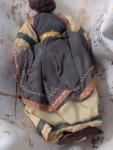 Vintage 7" Greek Cloth Doll on Stand