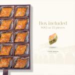Pistachio Baklava Gift Box - 15 Sweet Pieces