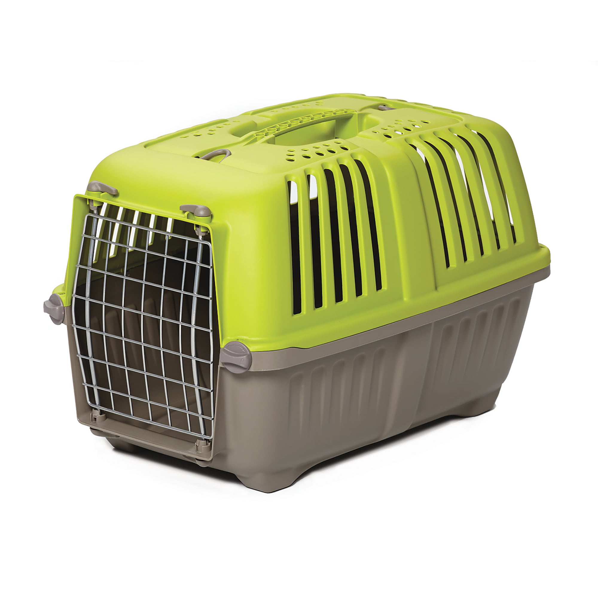 Green Hard-Sided Carrier for Bengal Cats